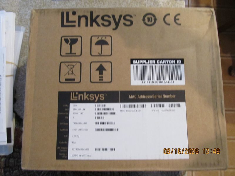 Маршрутизатор Linksys MX4301-UN