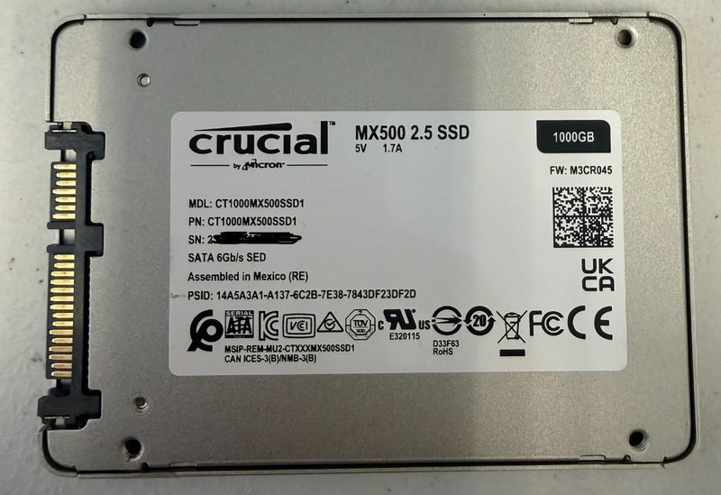 SSD-накопитель Micron MX500