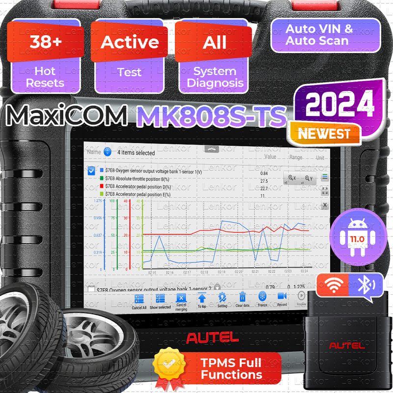 Диагностический сканер Autel MX808S-TS