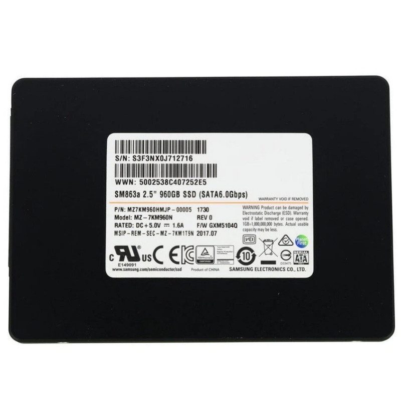 SSD-накопитель Samsung MZ-7KM960N