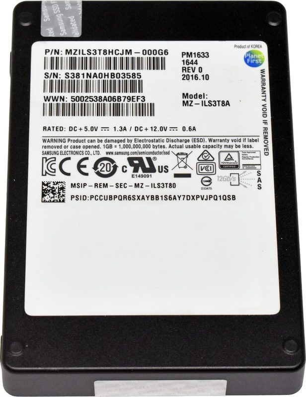 SSD-накопитель Samsung MZ-ILS3T8A