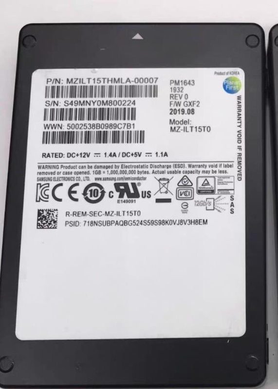 SSD-накопитель HPE MZ-ILT15T0