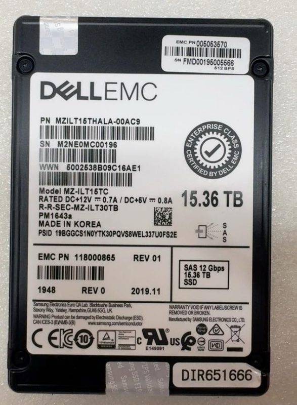 SSD-накопитель Dell MZ-ILT15TC
