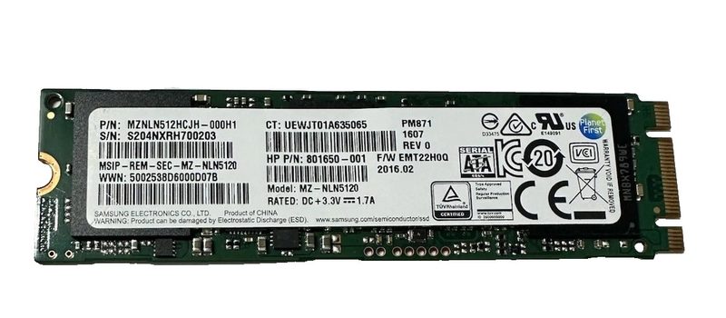 SSD-накопитель Samsung MZ-NLN512D