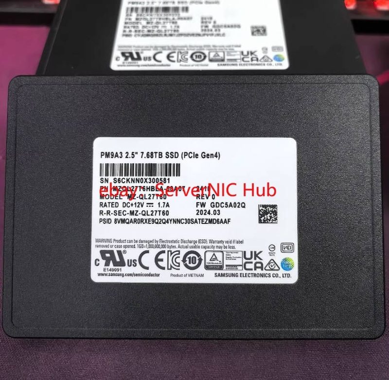 SSD-накопитель Samsung MZ-QL27T6HBLA-00A07