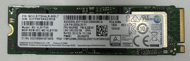 SSD-накопитель Samsung MZ-VLB1T00