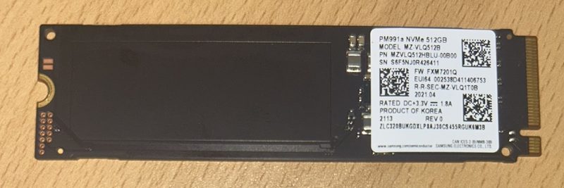 SSD-накопитель Samsung MZ-VLQ512B