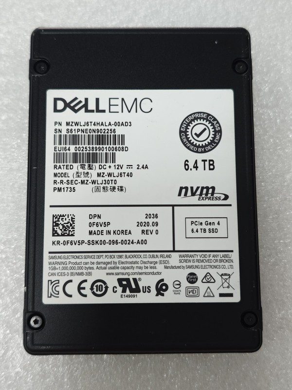 SSD-накопитель Dell MZ-WLJ6T40