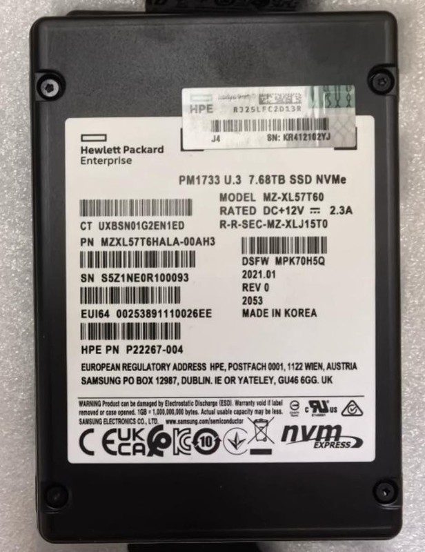 SSD-накопитель HPE MZ-XL57T60