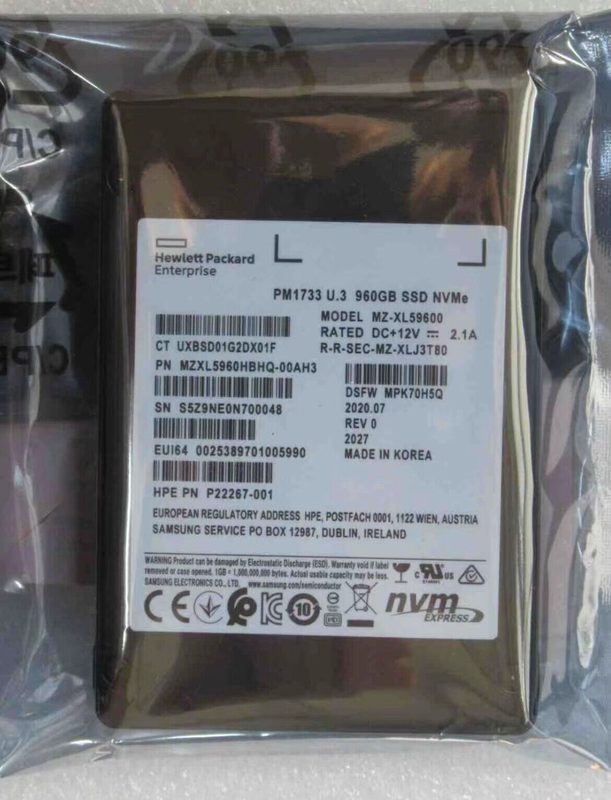 SSD-накопитель HPE MZ-XL59600