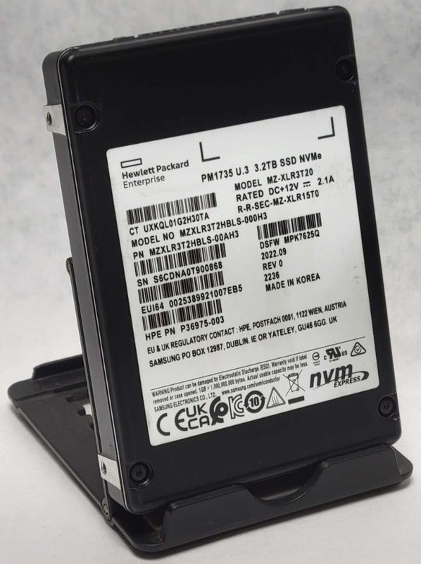 SSD-накопитель HPE MZ-XLR3T20