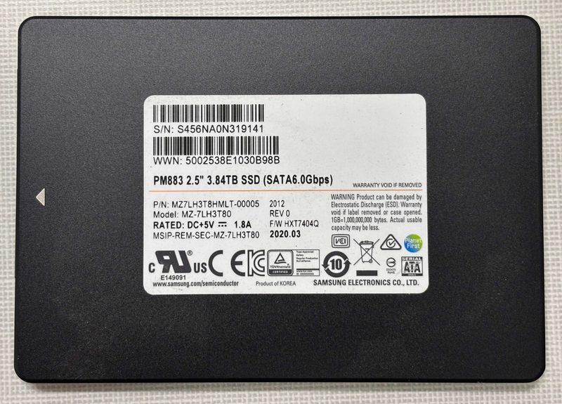 SSD-накопитель Samsung MZ7LH3T8HMLT