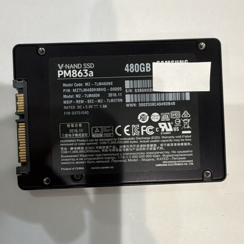 SSD-накопитель Samsung MZ7LM480HCHP-00005