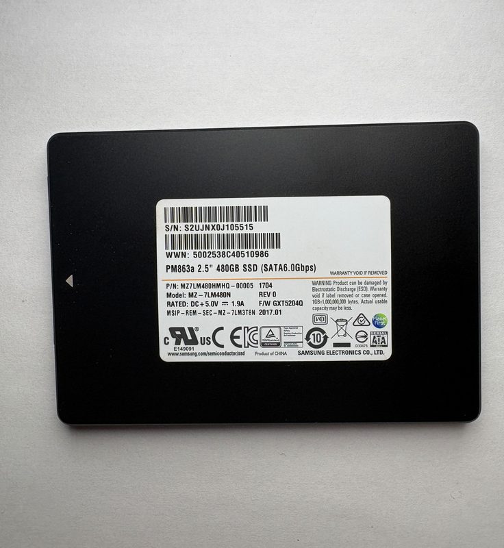 SSD-накопитель Samsung MZ7LM480HMHQ