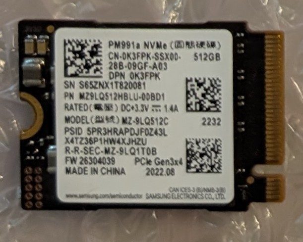 SSD-накопитель Samsung MZ9LQ512HBLU-00BD1