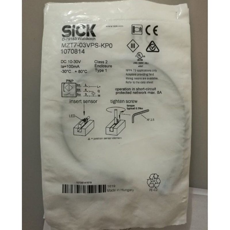 Фотоэлектрический датчик SICK MZT7-03VPS-KP0