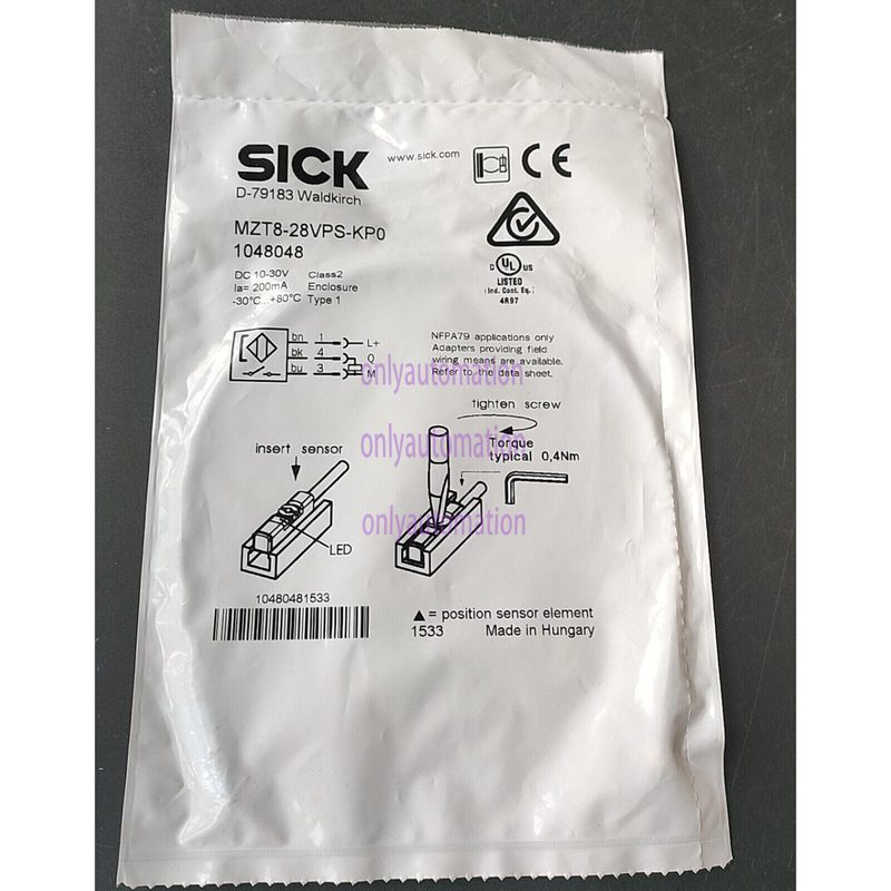 Фотоэлектрический датчик SICK MZT8-28VPS-KP0