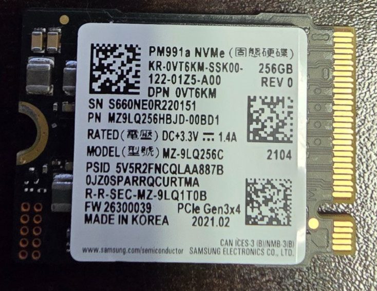 SSD-накопитель Samsung MZVLQ256HBJD
