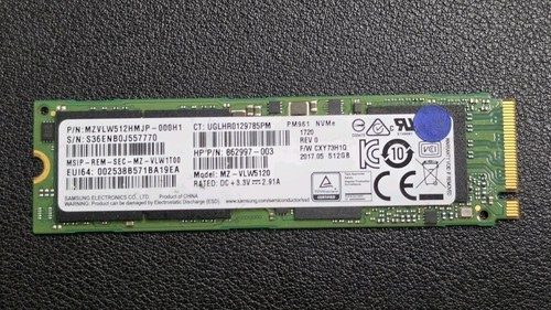 SSD-накопитель Samsung MZVLW512HMJP-000H1