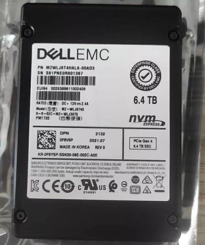 SSD-накопитель Dell MZWLJ6T4HALA-00AD3