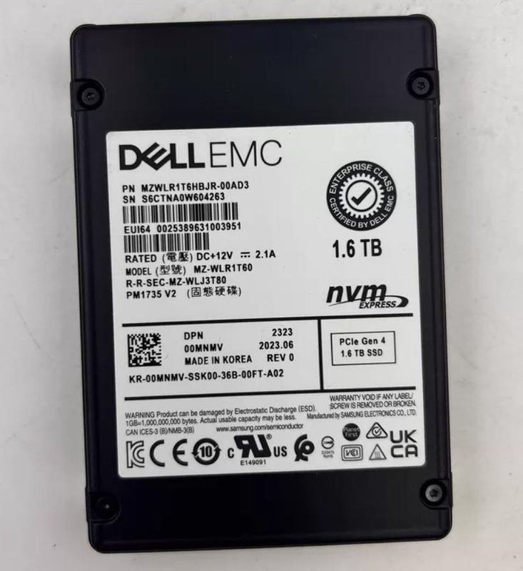 SSD-накопитель Dell MZWLR1T6HBJR-00AD3