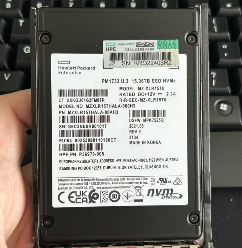 SSD-накопитель HPE MZXL515THALA-00AH3