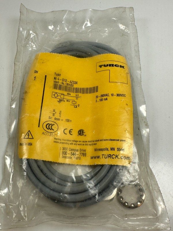 Датчик приближения Turck N1-4-G12-AZ33X
