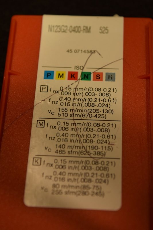 Режущий инструмент Sandvik N123G2-0400-RM