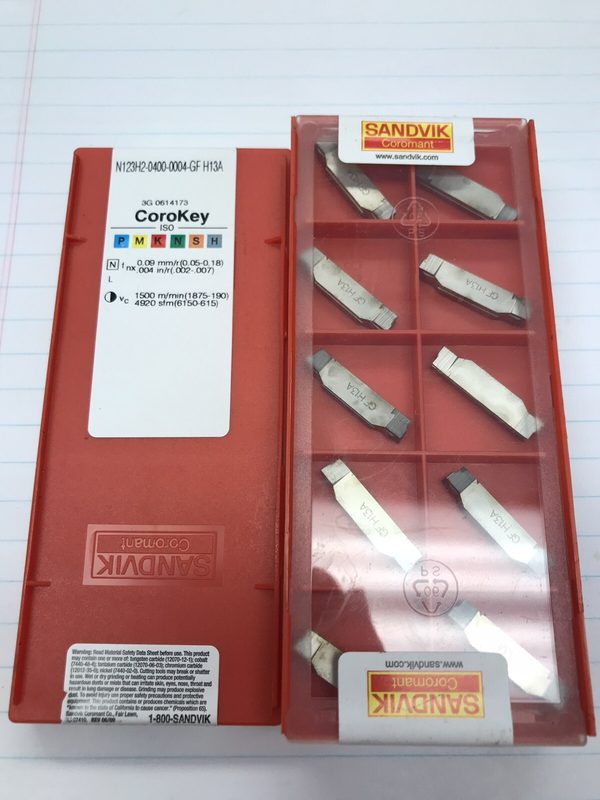 Режущий инструмент Sandvik N123H2-0400-0004-GF