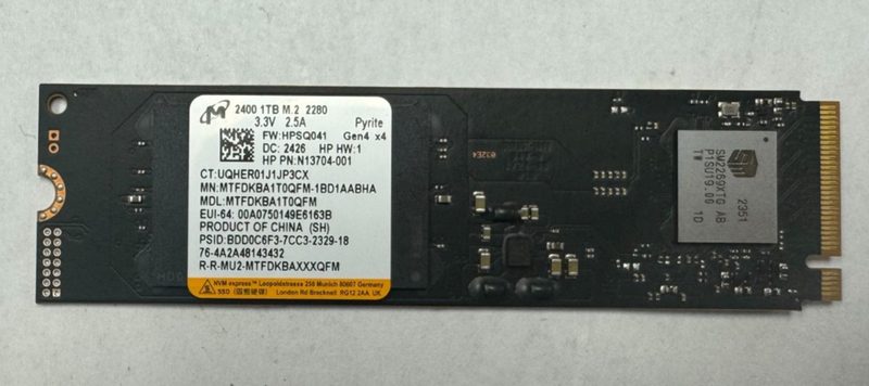 SSD-накопитель HPE N13704-001