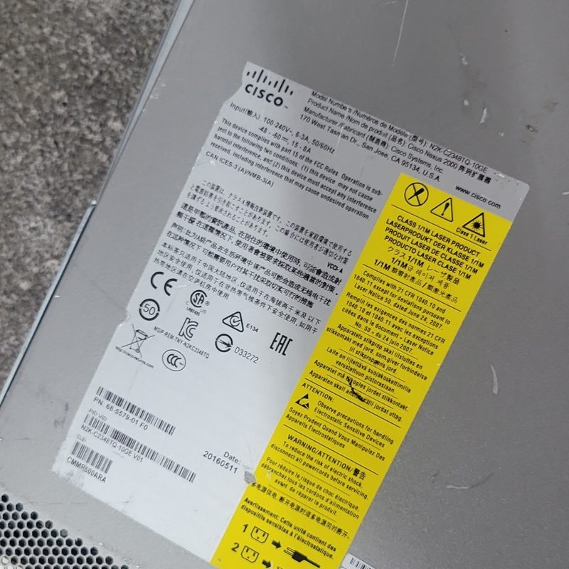 Коммутатор Cisco N3K-C3048TQ-10GE
