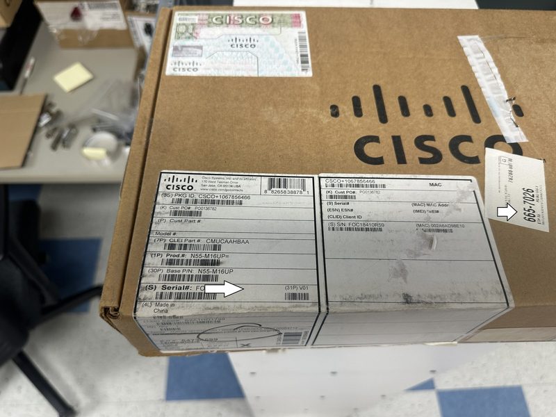 Коммутатор Cisco N55-M16UP