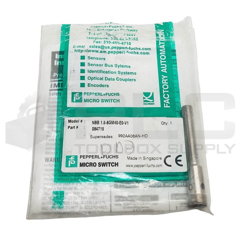 Датчик приближения Pepperl+Fuchs NBB1.5-8GM40-E0-V1