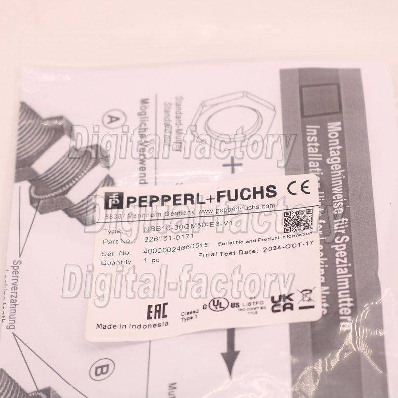 Датчик приближения Pepperl+Fuchs NBB10-30GM50-E3-V1