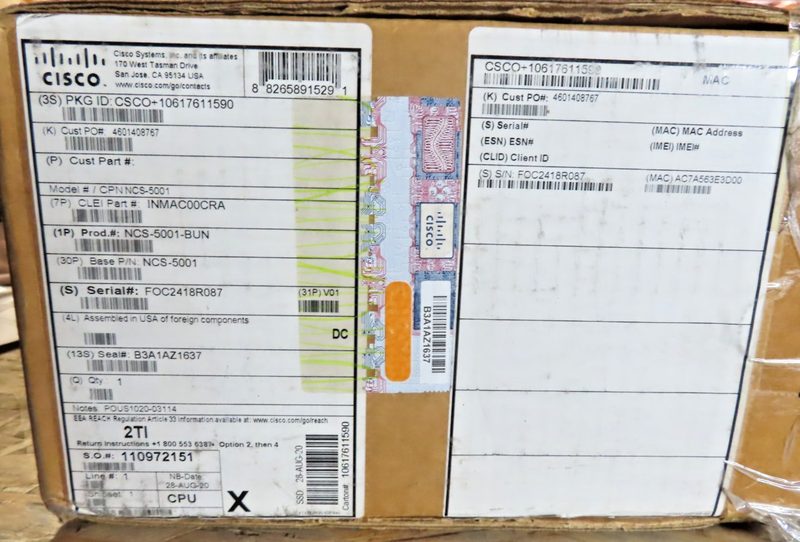 Маршрутизатор Cisco NCS-5001-BUN