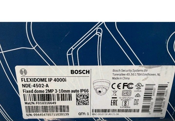 Камера Bosch NDE-4502-A