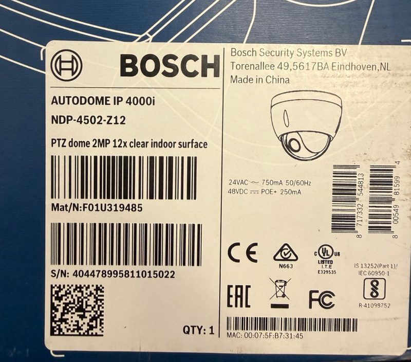Камера Bosch NDP-4502-Z12