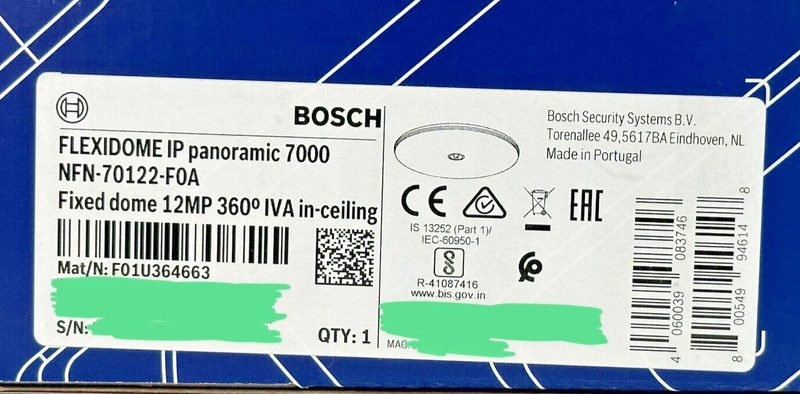 Камера Bosch NFN-70122-F0A
