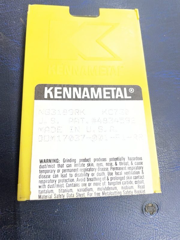 Режущий инструмент Kennametal NG3189RK