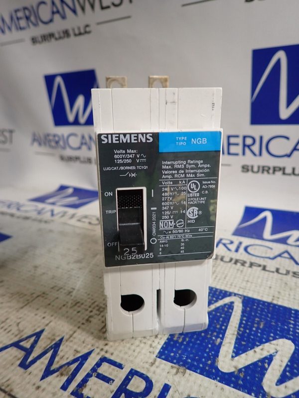 Автоматический выключатель Siemens NGB2B025