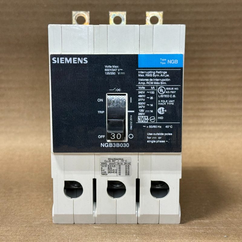 Автоматический выключатель Siemens NGB3B030