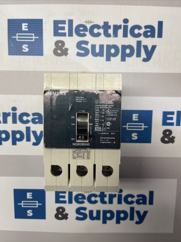 Автоматический выключатель Siemens NGB3B040B