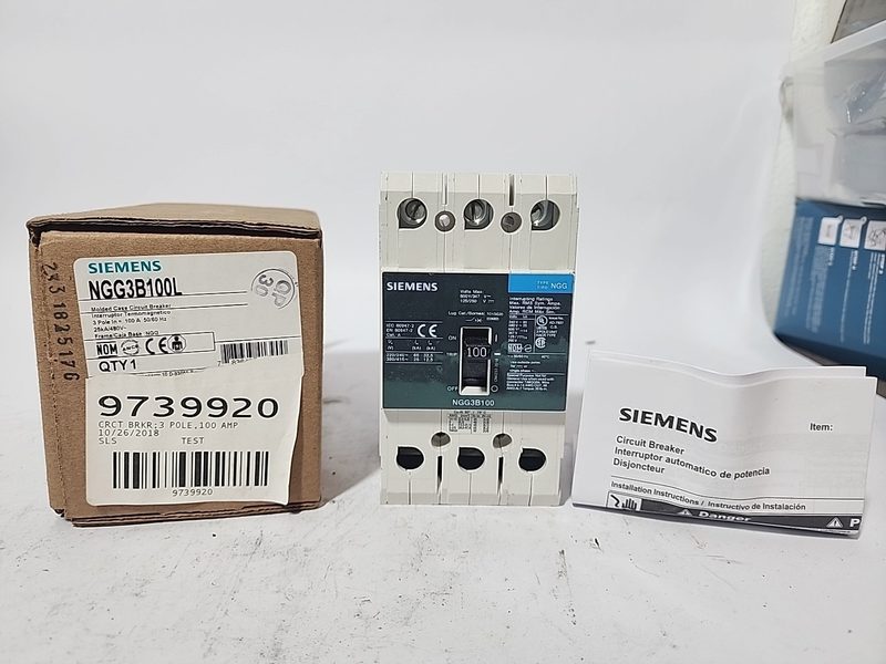 Автоматический выключатель Siemens NGG3B100L
