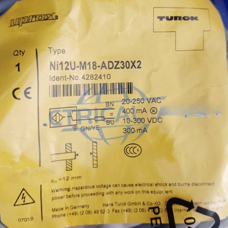 Датчик приближения Turck NI12U-M18-ADZ30X2