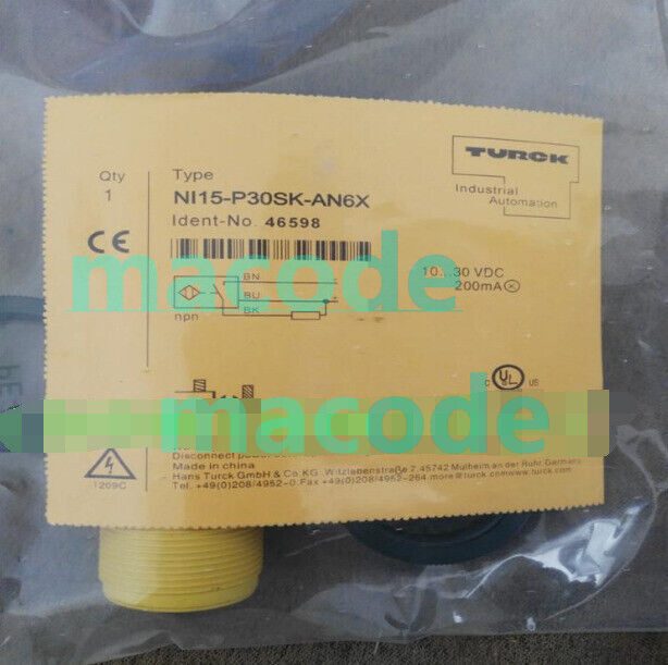 Датчик приближения Turck NI15-P30SK-AN6X