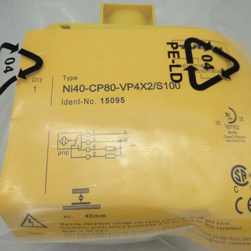Датчик приближения Turck NI40-CP80-VP4X2/S100