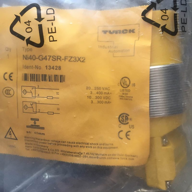 Датчик приближения Turck NI40-G47SR-FZ3X2