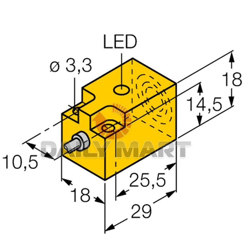 Датчик приближения Turck NI5-Q18-AP6X/S90