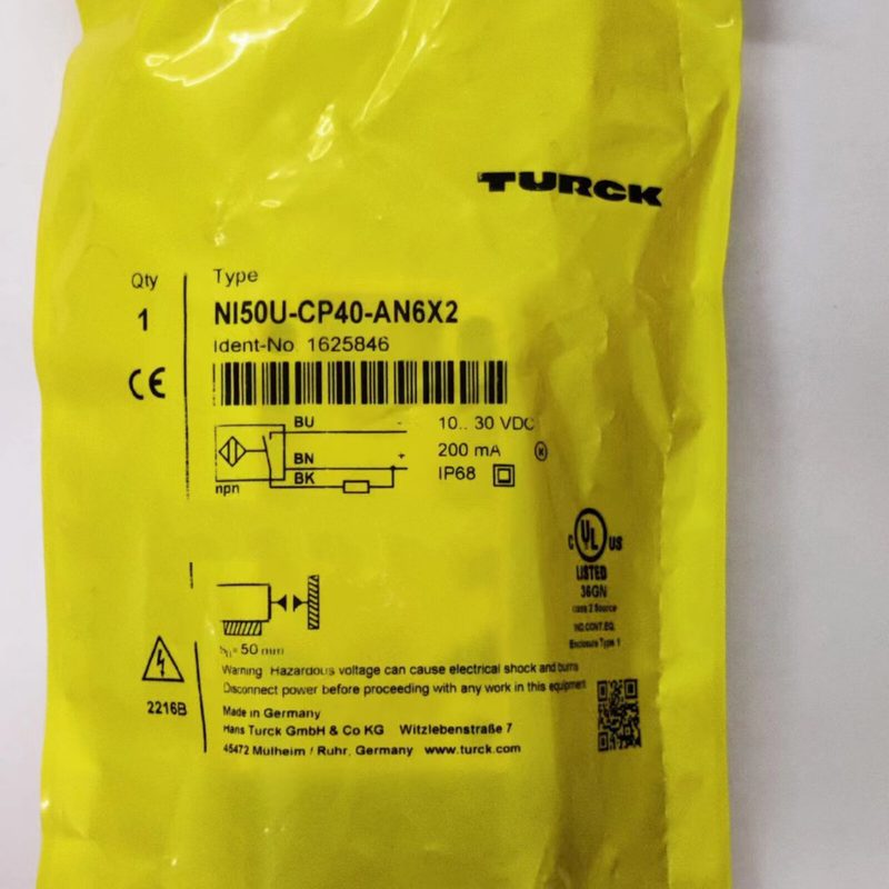 Датчик приближения Turck NI50U-CP40-AN6X2