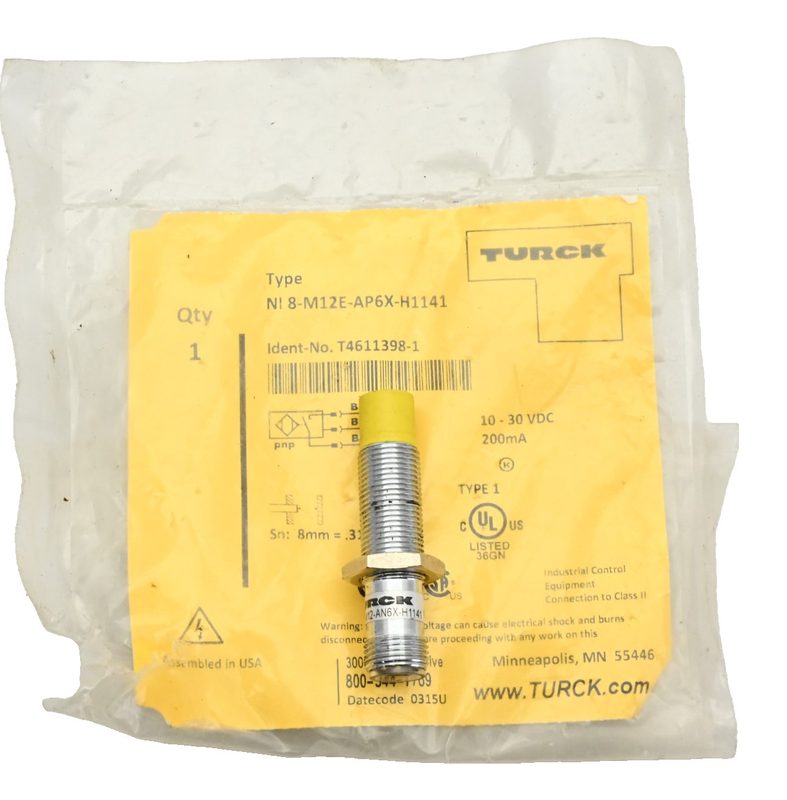 Датчик приближения Turck NI8-M12E-AP6X-H1141
